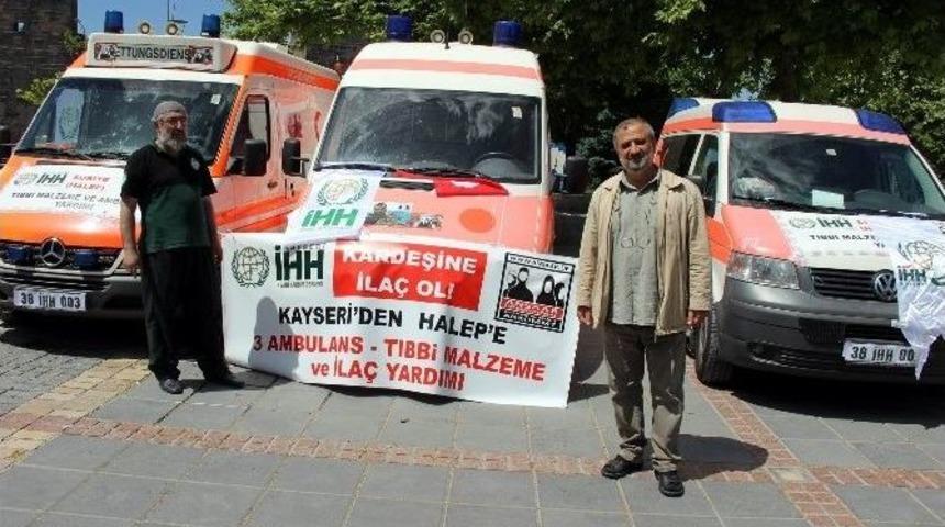 İhh&rsquo;den Suriye&rsquo;ye Ambulans Yardımı