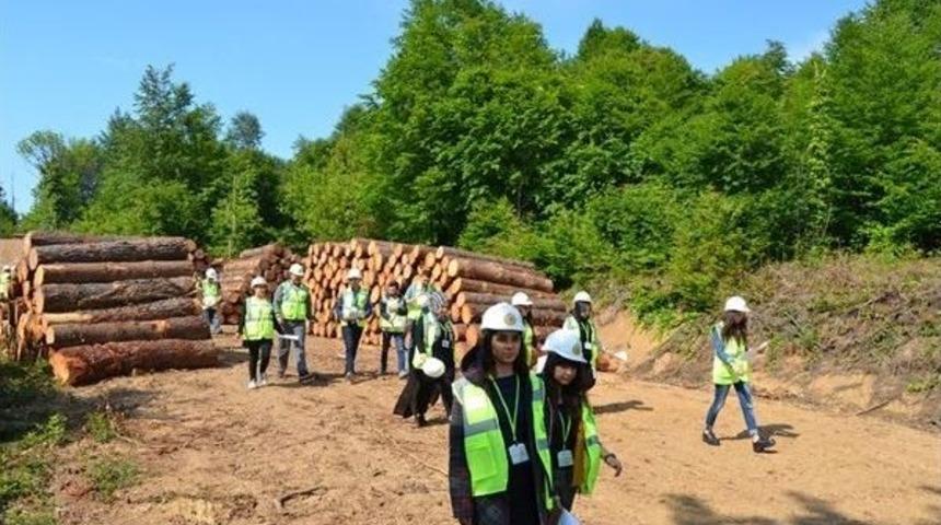 İstanbul &Uuml;niversitesi Orman Fak&uuml;ltesi &Ouml;ğrencileri Bartın&rsquo;da İnceleme Yaptı
