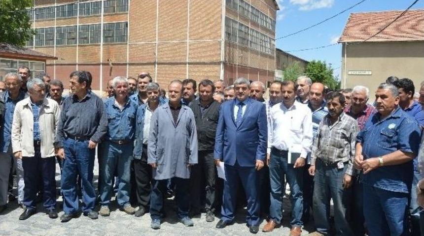 Şeker Fabrikasında &Uuml;cretsiz Fazla Mesai Eylemi Bitirildi