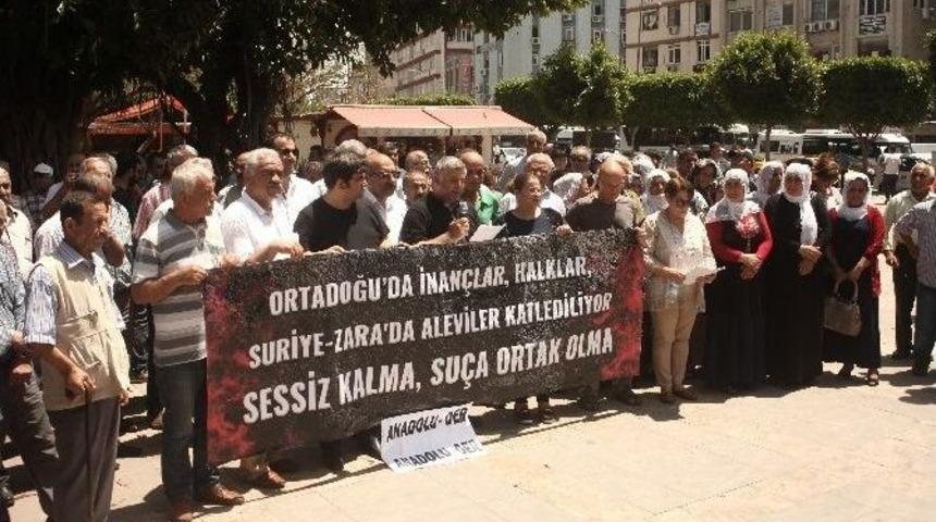 Suriye&rsquo;deki Katliam İddialarına Aleviler&rsquo;den Tepki