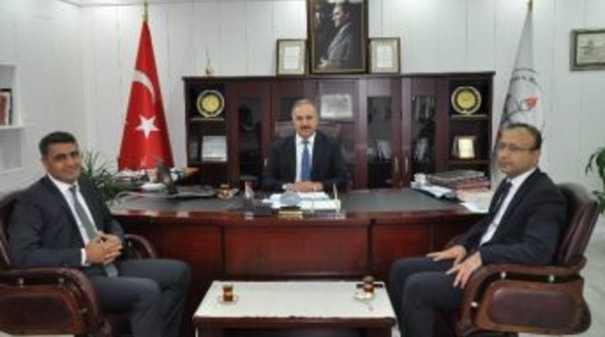 &Ccedil;edaş Genel M&uuml;d&uuml;r&uuml; Akboğa, İl Milli Eğitim M&uuml;d&uuml;r&uuml; Altınsoy&rsquo;u Ziyaret Etti