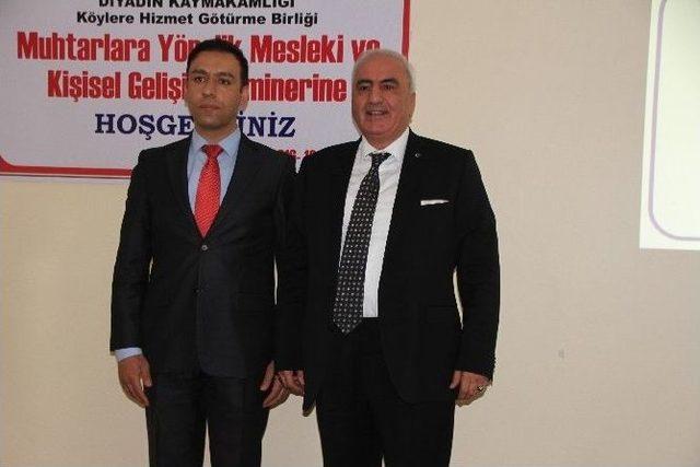 Diyadin’de Muhtarlara Seminer