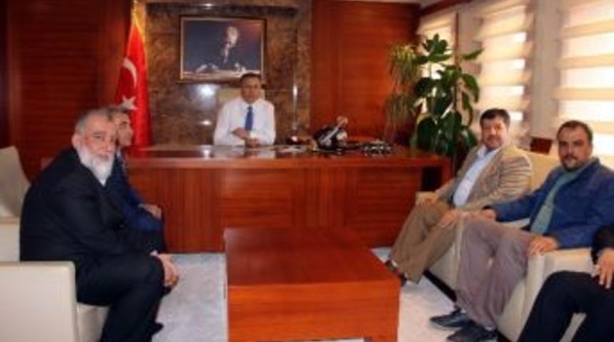 Semerkand Vakfı &Uuml;yelerinden Vali Yerlikaya&rsquo;ya Ziyaret