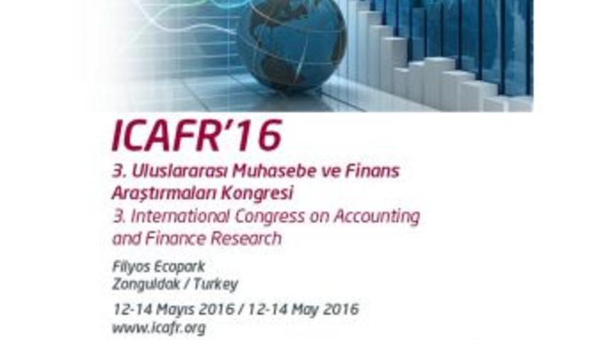 3. Uluslararası Muhasebe Ve Finans Araştırmaları Kongresi Sona Erdi