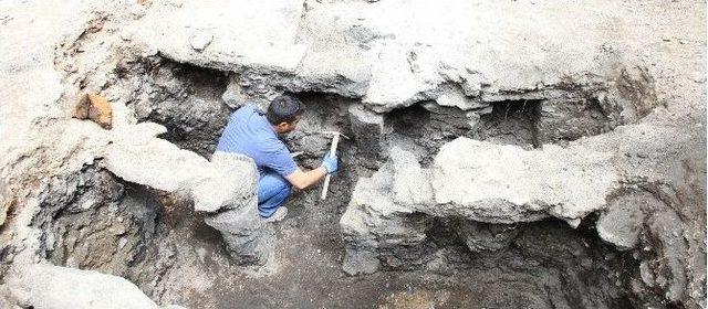 Harput’ta Hamam Kazı Çalışmaları Tamamlanma Aşamasına Geldi