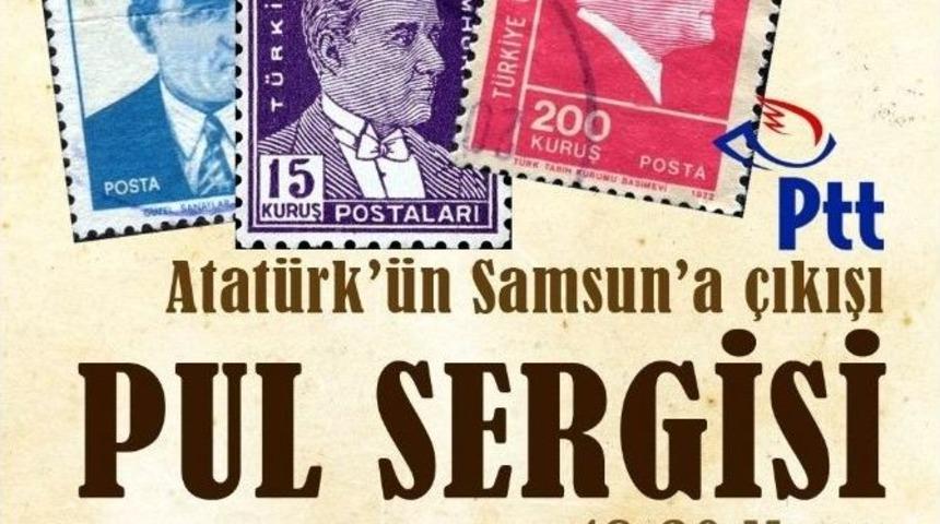 Atat&uuml;rk&rsquo;&uuml;n Samsun&rsquo;a &Ccedil;ıkışı Pul Sergisi Yeşilyurt Avm&rsquo;de