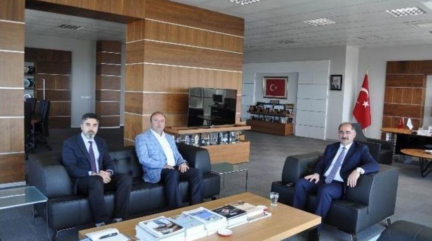 Bandırma Onyedi Eyl&uuml;l &Uuml;niversitesi&rsquo;nden Rekt&ouml;r Şimşek&rsquo;e Ziyaret