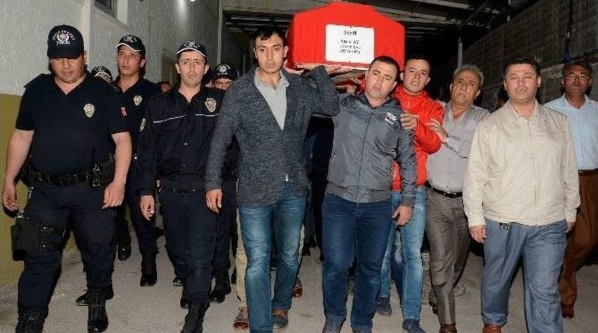Şehidin Cenazesi Aksaray&rsquo;a Getirildi