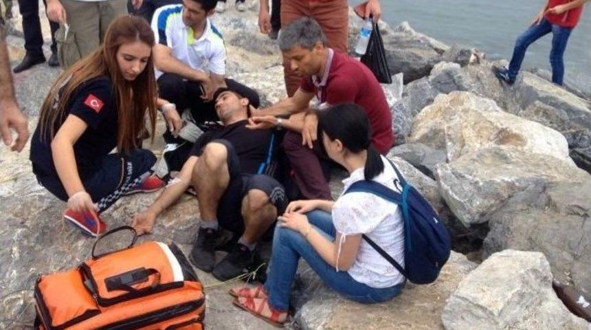 (&ouml;zel Haber) Paraş&uuml;t&ccedil;&uuml; Yere &Ccedil;akıldı