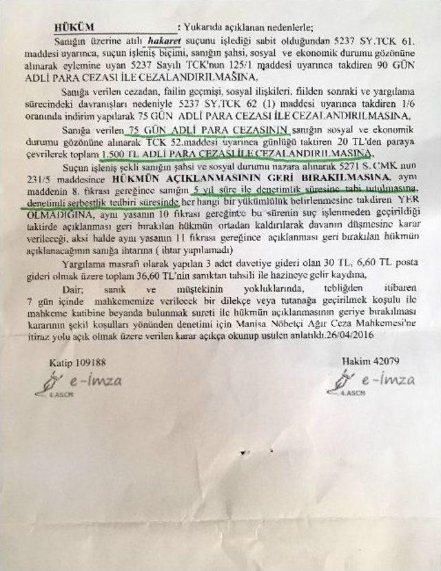 (özel) Facebook’taki Fotoğrafa Yorum Yaptı, Mahkemeden Ceza Yedi 1