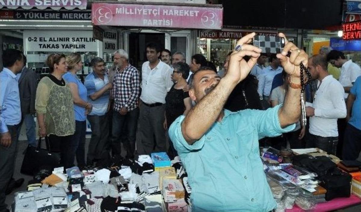 G&ouml;revden Alınan Mhp İl Başkanı Alkışlarla Uğurlandı