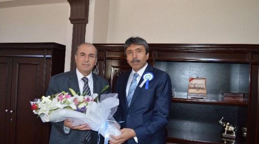 Sgk İl M&uuml;d&uuml;r&uuml; Bilal Doğan, Vali Yardımcısı Mehmet Emin Avcı&rsquo;yı Ziyaret Etti