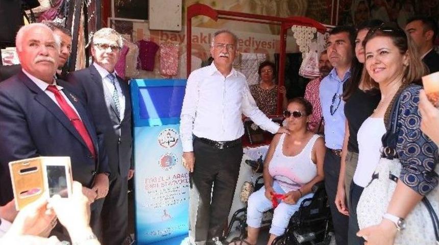 Bayraklı&rsquo;da Engelli Ara&ccedil;larına İkinci Şarj İstasyonu