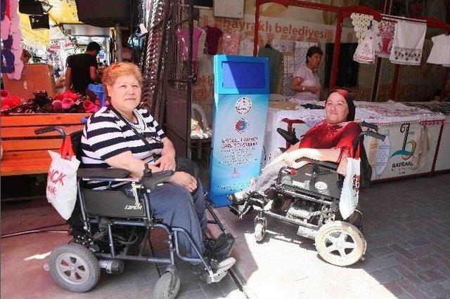 Bayraklı&rsquo;da Engelli Ara&ccedil;larına İkinci Şarj İstasyonu 1