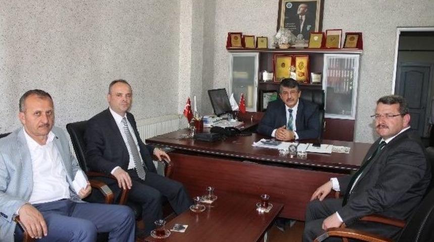 Sgk İl M&uuml;d&uuml;r&uuml; Fidan&rsquo;dan Eskk Başkanı Birliktir&rsquo;e Ziyaret