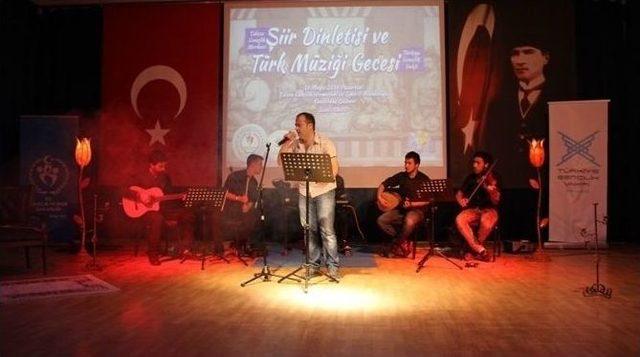 Şiir Dinletisi Ve Türk Müziği Gecesi Yapıldı 1