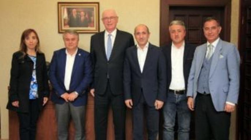 İneg&ouml;l Ve &Ouml;ztun&ccedil;&rsquo;tan Başkan Kurt&rsquo;a Ziyaret