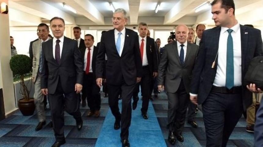 Ab Bakanı Bozkır, Başkan Sekmen&rsquo;i Ziyaret Etti