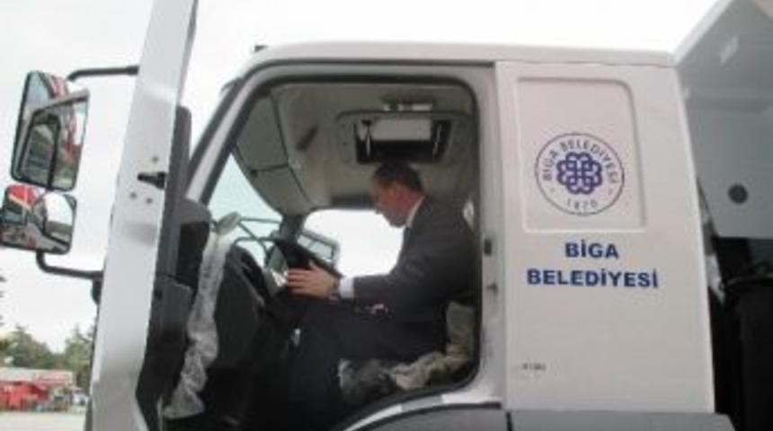 Biga Belediyesine Yeni Ara&ccedil; Alımı Yapıldı