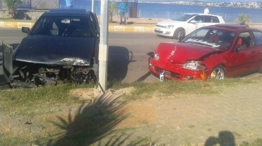 Ayvalık&rsquo;ta Trafik Kazası: 6 Yaralı