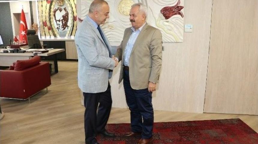 Mtso Başkanı Erbil&rsquo;den Başkan Erg&uuml;n&rsquo;e Ziyaret