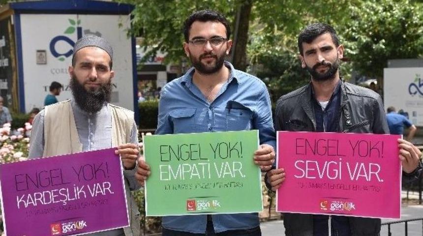 Saadet Partili Gen&ccedil;lerden Engellilere Destek