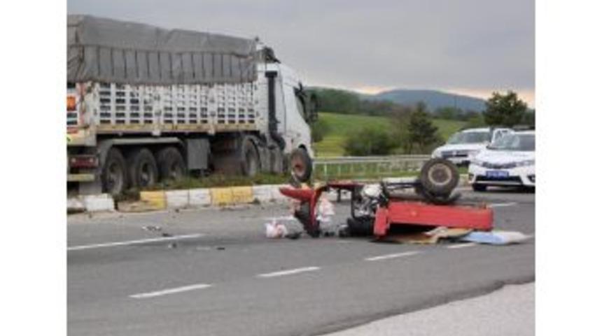 Bolu&rsquo;da Trafik Kazası: 1 Yaralı
