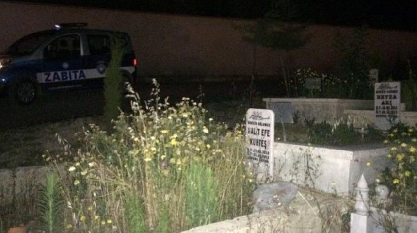 Madde Bağımlılarına Karşı Mezarlıkta Denetim