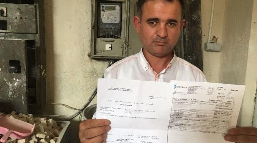(&ouml;zel) Kapalı İş Yerine 25 Bin Liralık Fatura Geldi