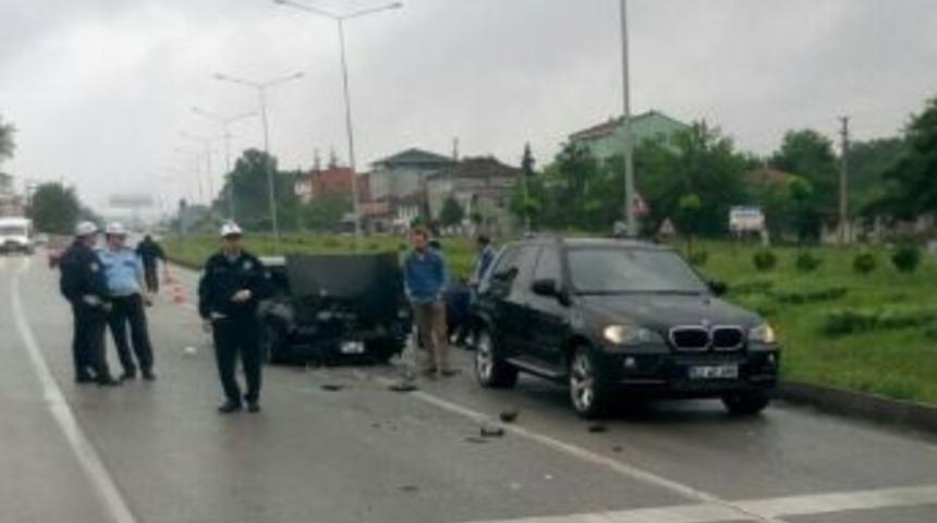 Samsun&rsquo;da Trafik Kazası: 4 Yaralı