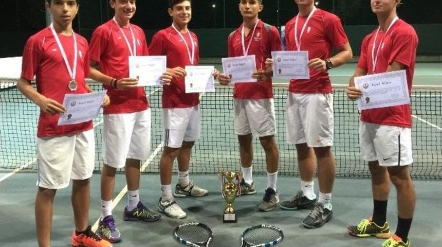 Liseler Arası Teniste, T&uuml;rkiye İkincisi Oldular