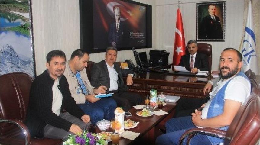 Sgk M&uuml;d&uuml;r&uuml; Polat Gazetecilerle Bir Araya Geldi