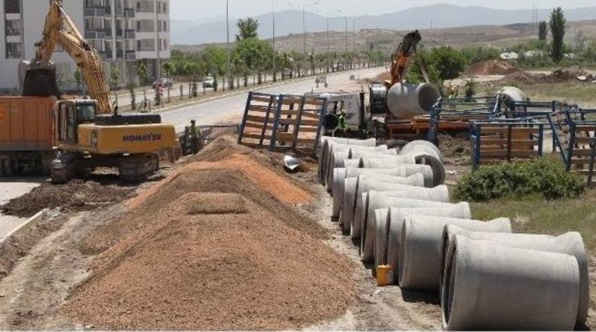 Elazığ&rsquo;da Şorşor Deresi Kolekt&ouml;r Hattı &Ccedil;alışmaları Devam Ediyor