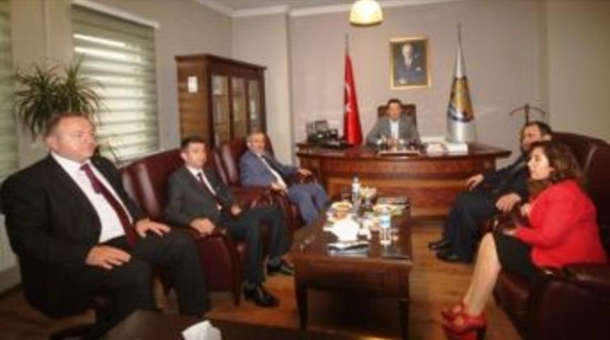 Bartın Sgk&rsquo;dan Tso Başkanı &Ccedil;akır&rsquo;a Ziyaret