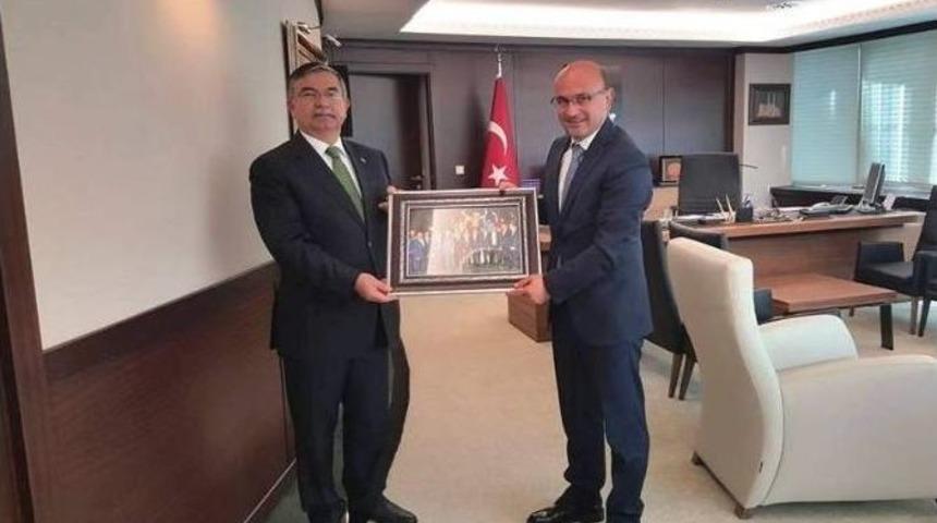 Bakan Yılmaz&rsquo;a Teşekk&uuml;r Ziyareti