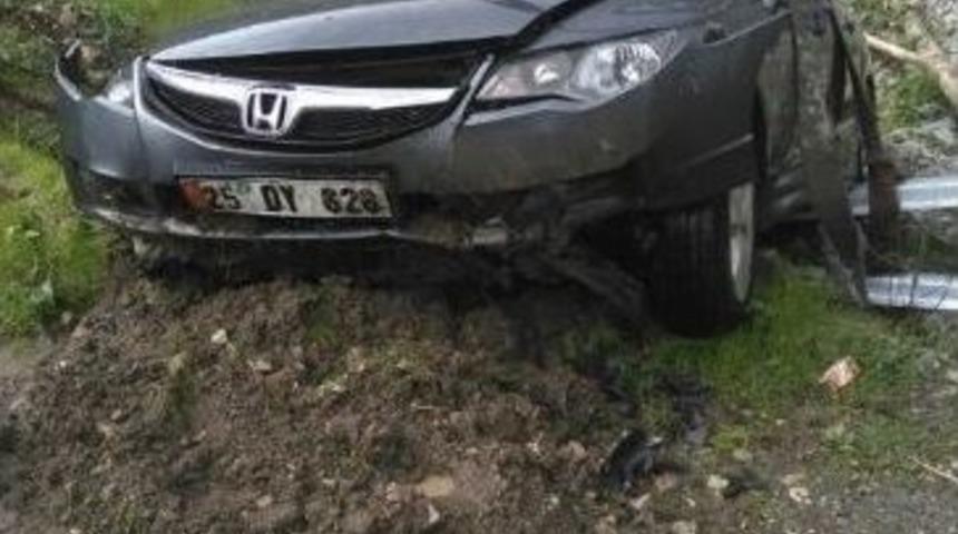 Şiddetli Dolu Kaza Neden Oldu