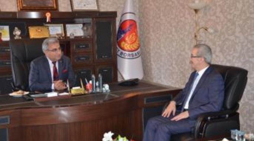 Sgk İl M&uuml;d&uuml;r&uuml; Kayış&rsquo;tan, Başkan Hastaoğlu&rsquo;na Ziyaret