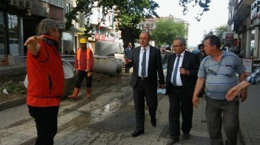 Taşkın Koruma İnşaatı Hızla Devam Ediyor