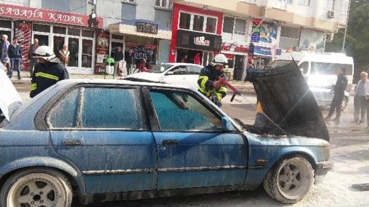 Eskişehir&rsquo;de Otomobil Yangını