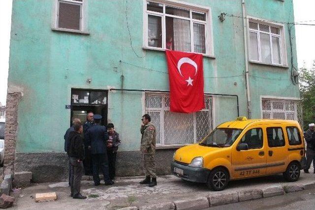 Konya’ya Şehit Ateşi Düştü