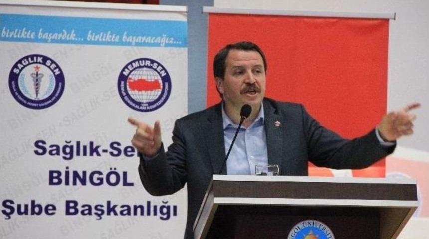 Memur-sen Genel Başkanı Ali Yal&ccedil;ın: