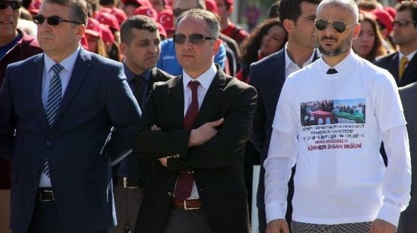 Bbp&rsquo;li Eski Başkandan T&ouml;renlerde Tiş&ouml;rtl&uuml; Ter&ouml;r Protestosu