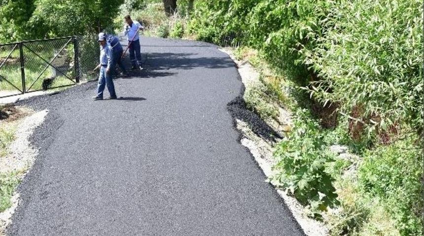 Orduzu’da Yollar Asfaltlanıyor