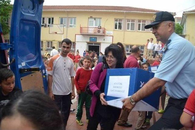 Çan’dan Mardin Nusaybin’deki Çadırkent Taburuna Sevgi Seli