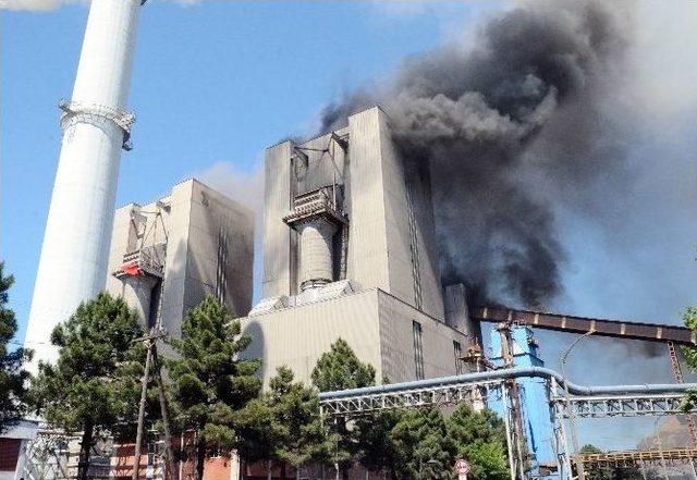 Termik Santraldeki Yangın Kontrol Altına Alındı 1