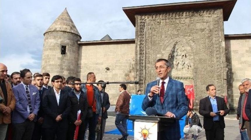 Erzurum&rsquo;da Binali Yıldırım Coşkusu