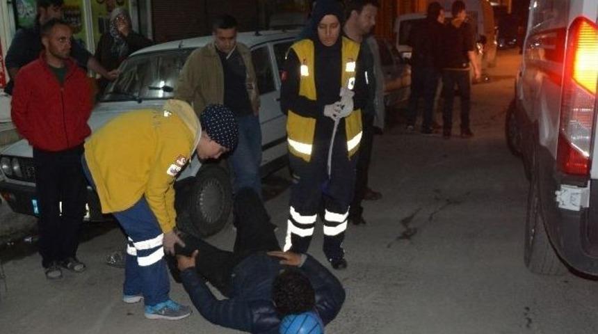 Bafra&rsquo;da Motosiklet Kazası: 1 Yaralı