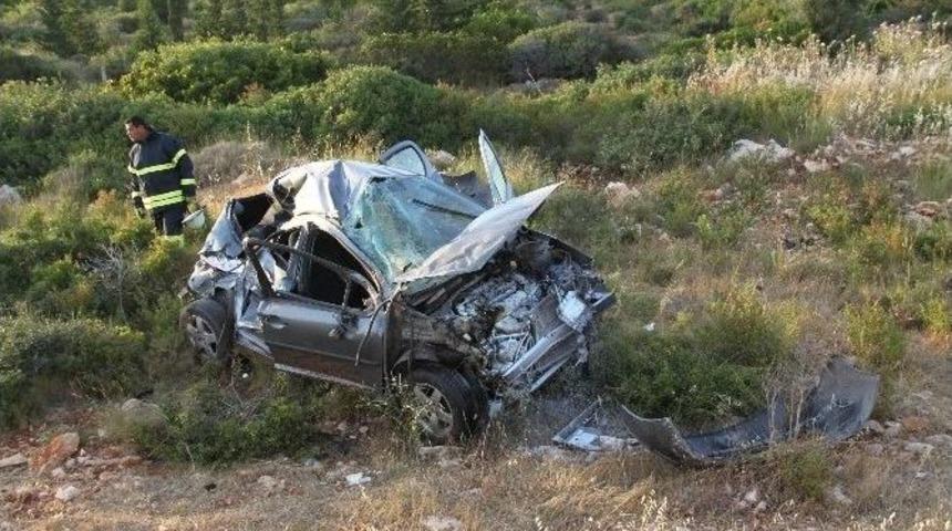 Didim&rsquo;de Trafik Kazası; 2 Yaralı