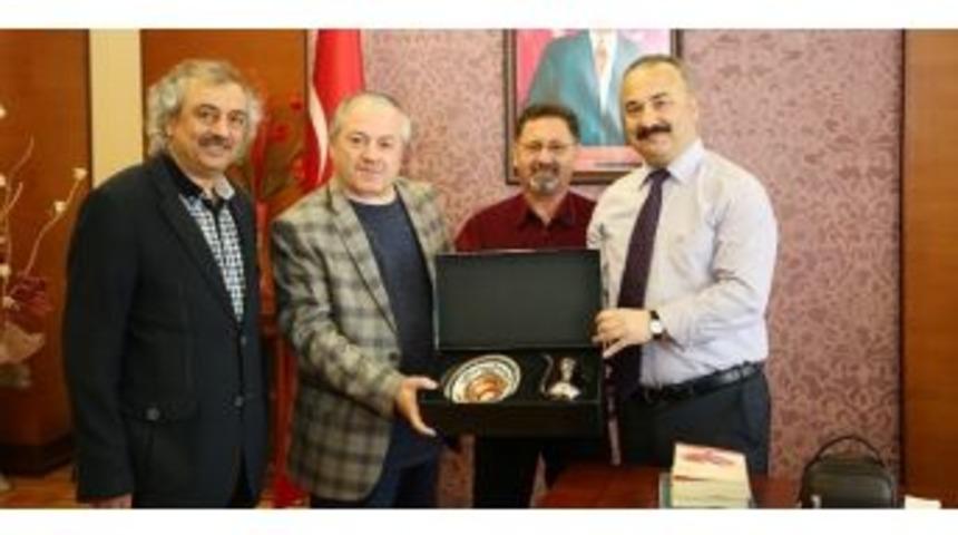 Tyb Erzurum Şubesi&rsquo;nden Giresun &Uuml;niversitesi Rekt&ouml;r&uuml; Coşkun&rsquo;a Hayırlı Olsun Ziyareti