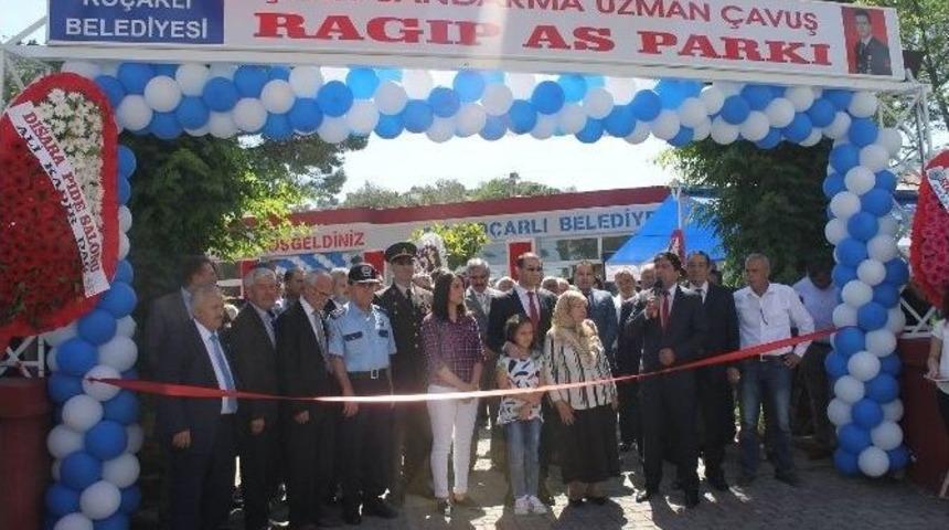 Ko&ccedil;arlı&rsquo;da Şehit Ragıp As Parkı Hizmete A&ccedil;ıldı